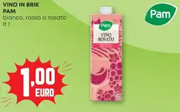 Pam Vino in brik pam bianco, rosso o rosato offerta