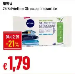 Galassia NIVEA 25 Salviettine Struccanti offerta