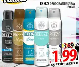 Il Genio Supermercato Breeze deodorante spray offerta