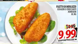 Il Genio Supermercato Filetto di merluzzo leggeri e croccanti johnson offerta