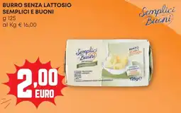 Pam Burro senza lattosio SEMPLICI E BUONI offerta