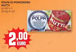 Pam Polpa di pomodoro MUTTI offerta