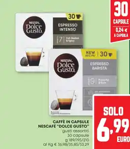 Pam Caffè in capsule NESCAFÉ "DOLCE GUSTO" offerta