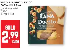 Pam Pasta ripiena "duetto" GIOVANNI RANA offerta