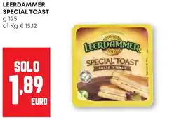 Pam Leerdammer special toast offerta