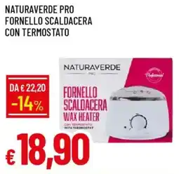 Galassia Naturaverde pro fornello scaldacera con termostato offerta