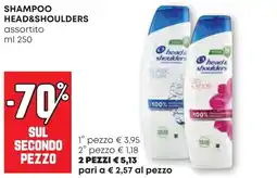 Pam Shampoo HEAD&SHOULDERS offerta