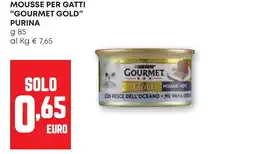 Pam Mousse per gatti "gourmet gold" PURINA offerta