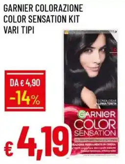 Galassia Garnier colorazione color sensation kit offerta