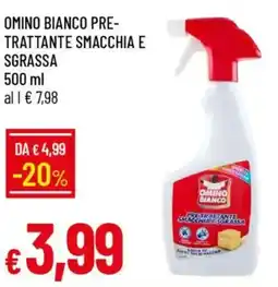 Galassia Omino bianco pre-trattante smacchia e sgrassa offerta