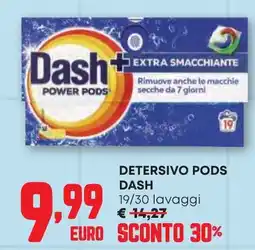 Pam Detersivo pods DASH offerta