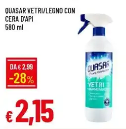 Galassia Quasar vetri/legno con cera d'api offerta