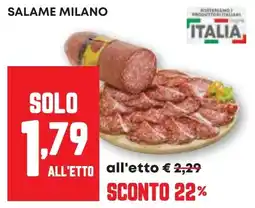 Pam Salame milano offerta