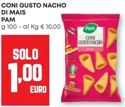 Pam Coni gusto nacho di mais PAM offerta
