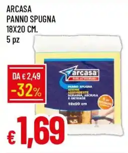 Galassia Arcasa panno spugna 18x20 cm offerta