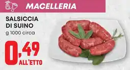 Pam Salsiccia di suino offerta