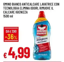 Galassia Omino bianco anticalcare lavatrice con tecnologia elimina odori, rimuove il calcare igienizza offerta