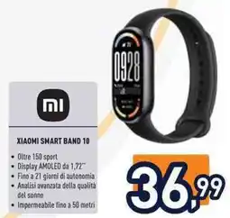 Unieuro Xiaomi smart band 10 offerta