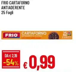 Galassia Frio cartaforno antiaderente offerta