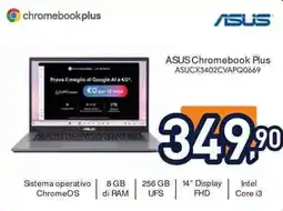 Unieuro ASUS Chromebook Plus ASUCX3402CVAPQ0669 offerta