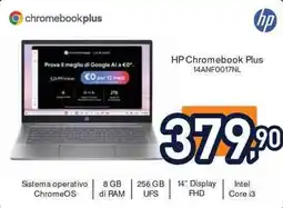 Unieuro HP Chromebook Plus 14ANF0017NL offerta