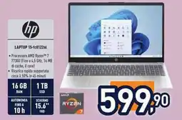 Unieuro hp LAPTOP 15-fc0122nl offerta