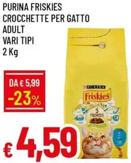 Galassia Purina friskies crocchette per gatto adult offerta