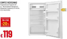 Galassia COMFEE RCD132WH2 offerta