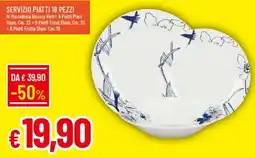 Galassia Servizio piatti 18 pezzi offerta