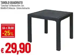 Galassia Tavolo quadrato offerta