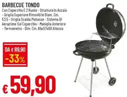 Galassia Barbecue tondo offerta