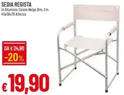 Galassia Sedia regista offerta