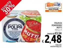 Spazio Conad Polpa di pomodoro MUTTI offerta