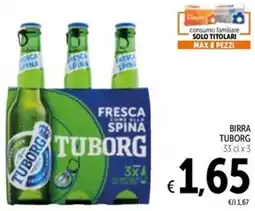 Spazio Conad Birra TUBORG offerta