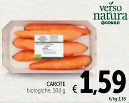 Spazio Conad Carote verso natura CONAD offerta