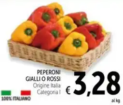 Spazio Conad Peperoni gialli o rossi offerta