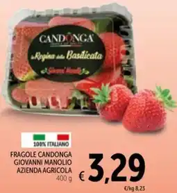 Spazio Conad Fragole candonga giovanni manolio azienda agricola offerta