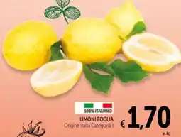 Spazio Conad Limoni foglia offerta