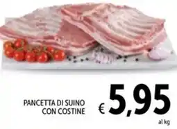 Spazio Conad Pancetta di suino con costine offerta