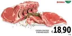 Spazio Conad Costata con osso di bovino adulto CONAD offerta