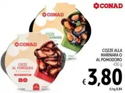 Spazio Conad Cozze alla marinara o al pomodoro CONAD offerta