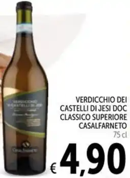 Spazio Conad Verdicchio dei castelli di jesi doc classico superiore CASALFARNETO offerta