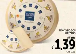 Spazio Conad Montasio dop mezzano SAPORI DINTORNI CONAD offerta