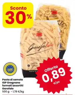 Eurospar Pasta di semola IGP Gragnano Garofalo offerta