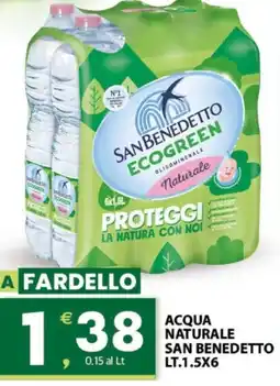 Eurospar Acqua naturale SAN BENEDETTO offerta