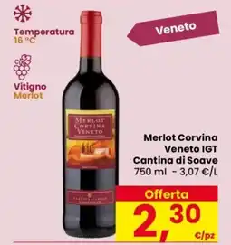 Despar Merlot Corvina Veneto IGT Cantina di Soave offerta