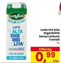 Despar Latte Uht Alta Digeribilità Senza Lattosio TreValli offerta