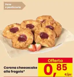 Despar Corona cheesecake alla fragola offerta