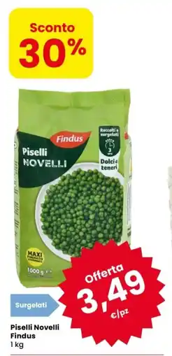 Despar Piselli Novelli Findus offerta