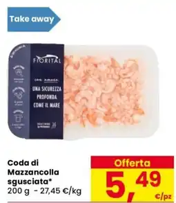 Despar Coda di Mazzancolla sgusciata offerta